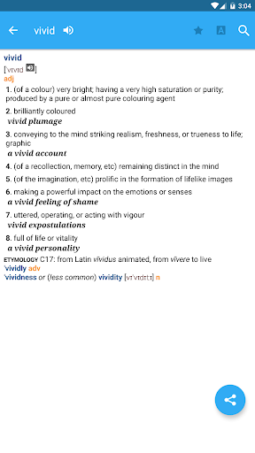 Collins English Dictionary - Image screenshot of android app