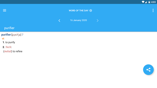 Collins French Dictionary - عکس برنامه موبایلی اندروید