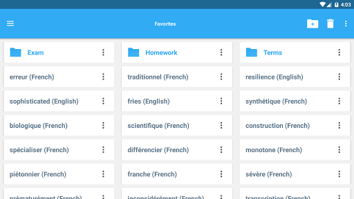 Collins French Dictionary - عکس برنامه موبایلی اندروید
