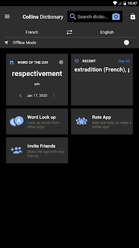Collins French Dictionary - عکس برنامه موبایلی اندروید