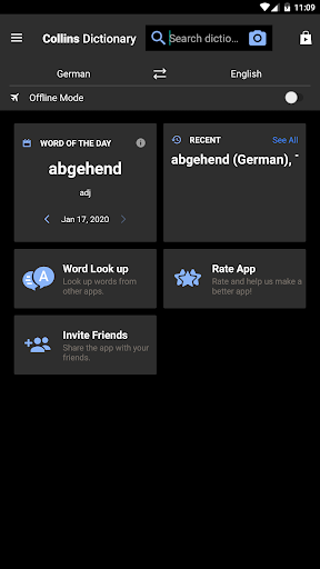 Collins German Dictionary - Image screenshot of android app