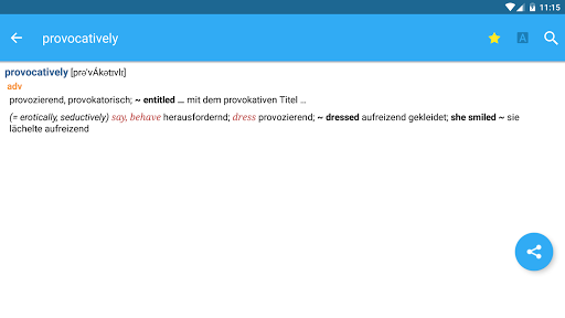 Collins German Dictionary - Image screenshot of android app
