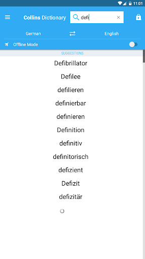 German Complete Dictionary - Image screenshot of android app