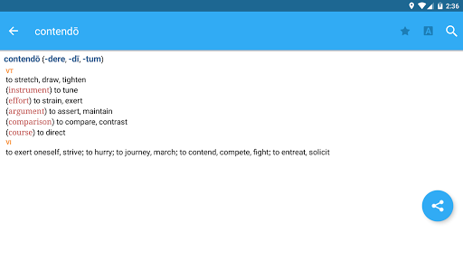 Collins Latin Dictionary - Image screenshot of android app