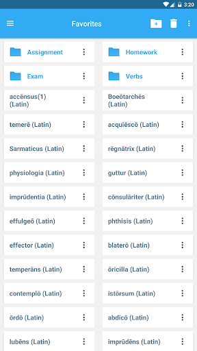 Collins Latin Dictionary - Image screenshot of android app