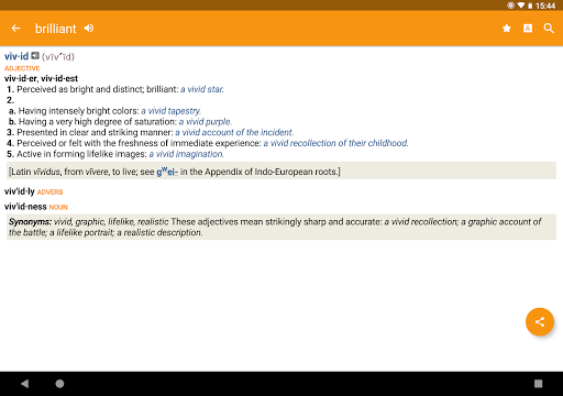 American Heritage Dictionary - Image screenshot of android app