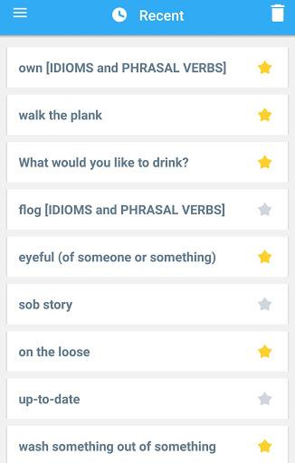 American Idioms & Phrasal Verbs Dictionary - Image screenshot of android app