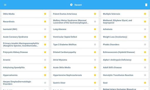 Current Essentials of Medicine - Image screenshot of android app