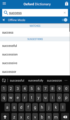 Oxford American Dictionary & Thesaurus - Image screenshot of android app