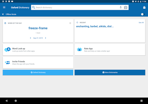 Oxford American Dictionary & Thesaurus - Image screenshot of android app