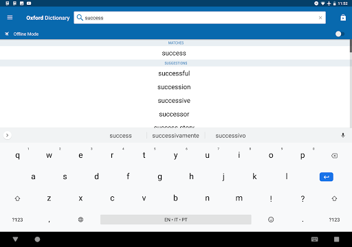 Oxford American Dictionary & Thesaurus - Image screenshot of android app