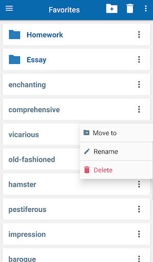 Oxford American Dictionary & Thesaurus - Image screenshot of android app