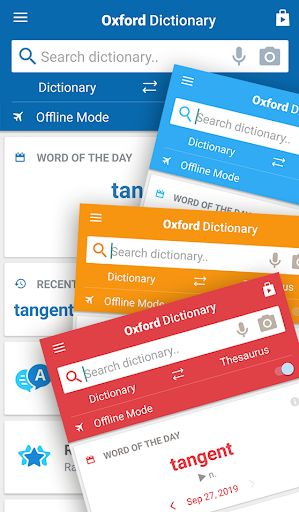 Oxford American Dict. & Th. - Image screenshot of android app
