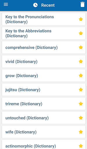 Oxford American Dict. & Th. - Image screenshot of android app