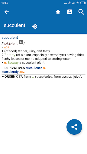 Oxford English Dict.&Thesaurus - Image screenshot of android app