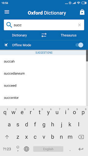 Oxford English Dict.&Thesaurus - Image screenshot of android app