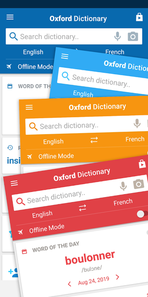 Concise Oxford French Dict. - Image screenshot of android app