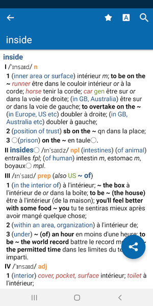 Concise Oxford French Dict. - عکس برنامه موبایلی اندروید