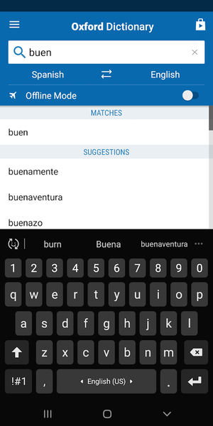 Concise Oxford Spanish Dict. - عکس برنامه موبایلی اندروید