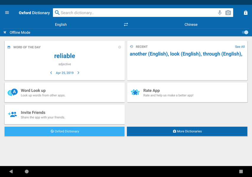 Oxford Chinese Mini Dictionary - عکس برنامه موبایلی اندروید