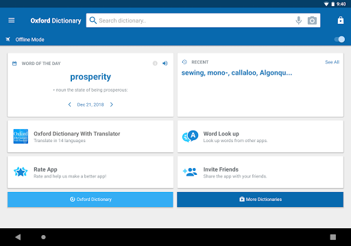 New Oxford American Dictionary - Image screenshot of android app