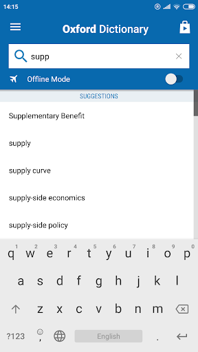 Oxford Dictionary of Economics - Image screenshot of android app