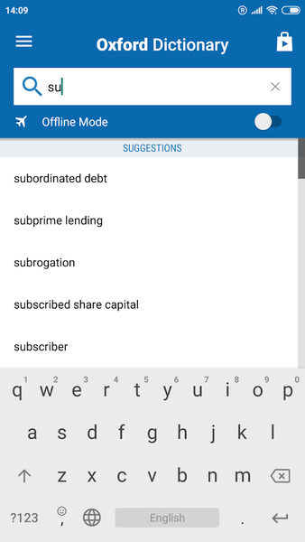 Oxford Dictionary of Finance - Image screenshot of android app