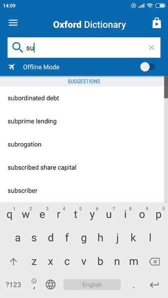 Oxford Dictionary of Finance - عکس برنامه موبایلی اندروید