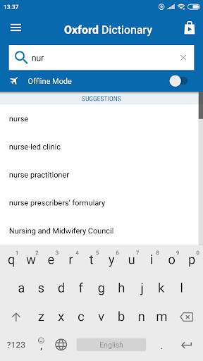 Oxford Dictionary of Nursing - Image screenshot of android app