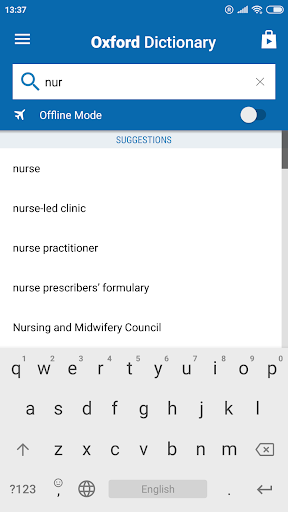 Oxford Dictionary of Nursing - عکس برنامه موبایلی اندروید