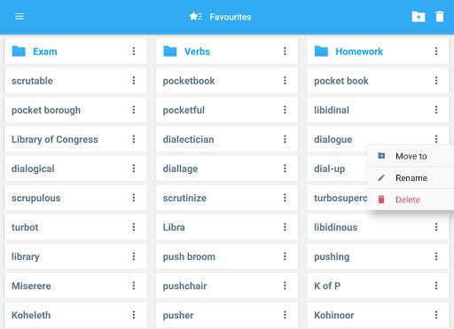 Webster College Dictionary - Image screenshot of android app