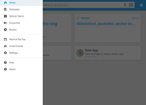 Webster College Dictionary - Image screenshot of android app