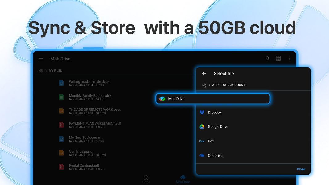 MobiOffice: Word, Sheets, PDF - Image screenshot of android app