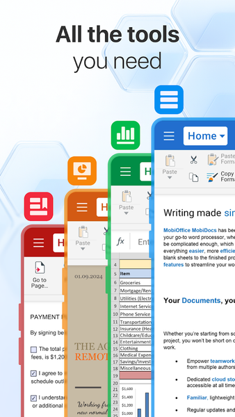MobiOffice: Word, Sheets, PDF - Image screenshot of android app