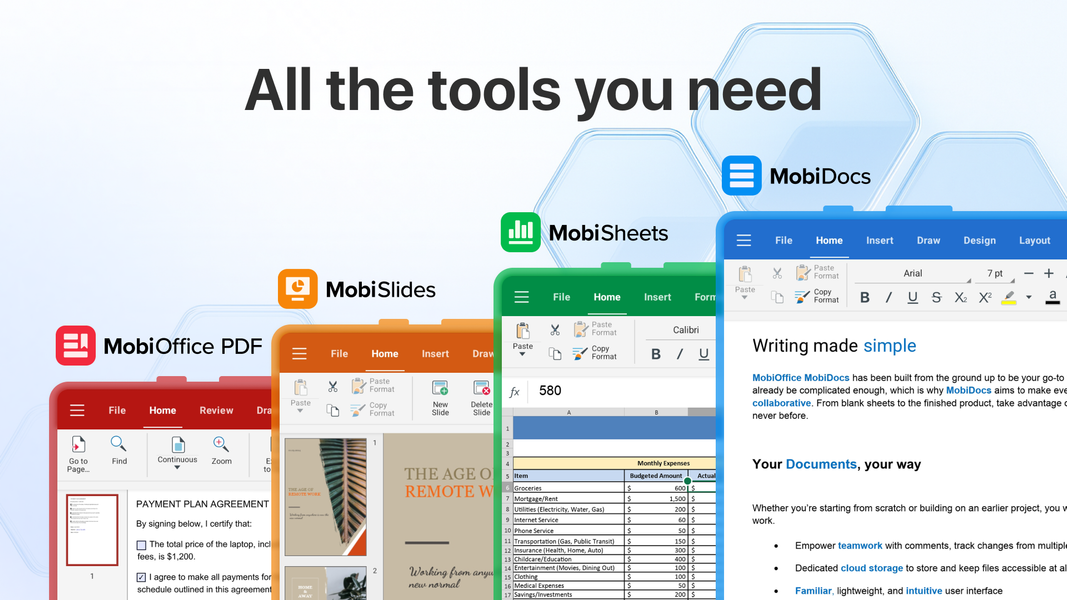 MobiOffice: Word, Sheets, PDF - Image screenshot of android app