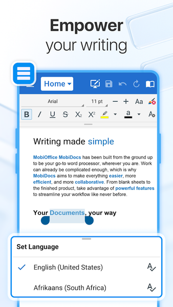 MobiOffice: Word, Sheets, PDF - Image screenshot of android app