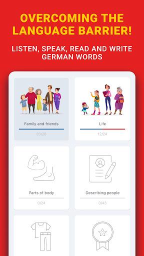 Learn German A1 for Beginners! - عکس برنامه موبایلی اندروید