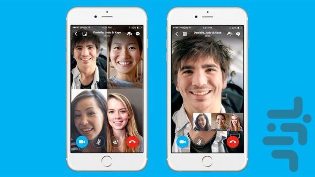 اسکایپ Skype 2018 آموزش و ترفندها - عکس برنامه موبایلی اندروید