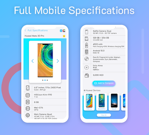 Mobolist: Mobile Specs, Prices - Image screenshot of android app