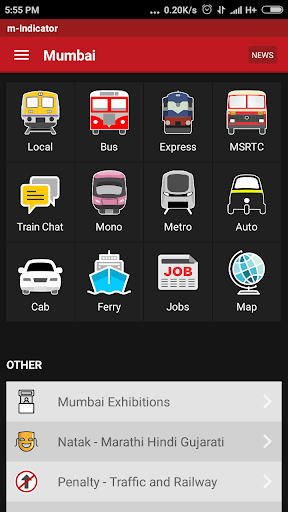 m-Indicator: Mumbai Local - Image screenshot of android app