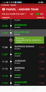 m-Indicator: Mumbai Local - Image screenshot of android app