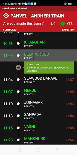 m-Indicator: Mumbai Local - عکس برنامه موبایلی اندروید