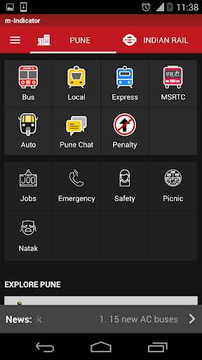 Pune (Data) m-Indicator - Image screenshot of android app