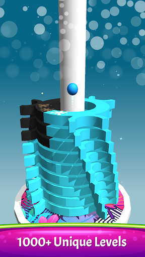 Stack Pop 3D -Helix Ball Blast - Gameplay image of android game