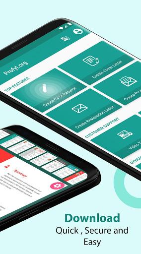 CV Maker & Resume Builder -PDF - عکس برنامه موبایلی اندروید
