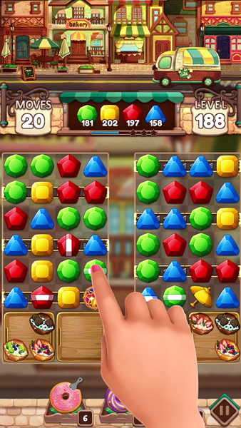 Magic Bakery: Fun Match ۳ Game - عکس بازی موبایلی اندروید