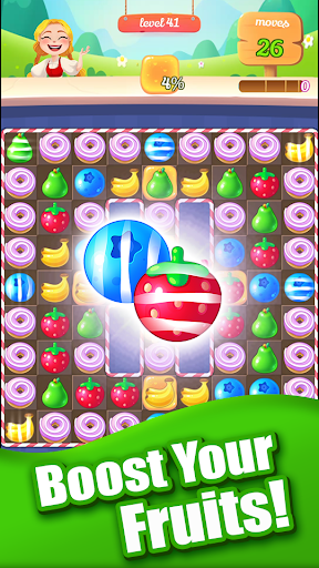 New Sweet Fruit Punch: #1 Free Puzzle Match 3 Game - عکس بازی موبایلی اندروید