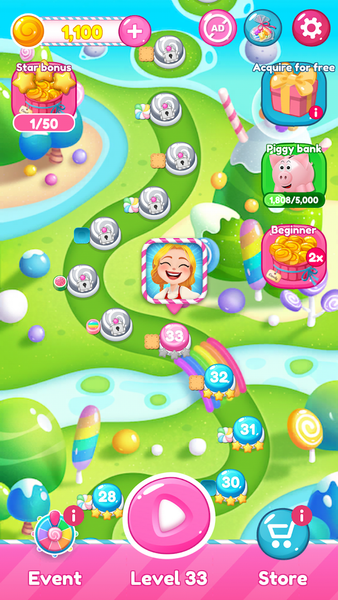 Sweet Candy Bomb: Match 3 Game - عکس بازی موبایلی اندروید