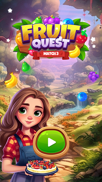 Fruit Quest: Match 3 Game - Gameplay image of android game