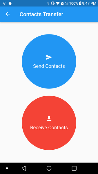 Contact Transfer - Image screenshot of android app